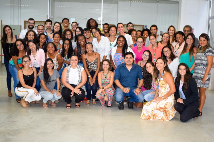 Alunas, alunos e professores durante o V Workshop Lepetro-Pospetro