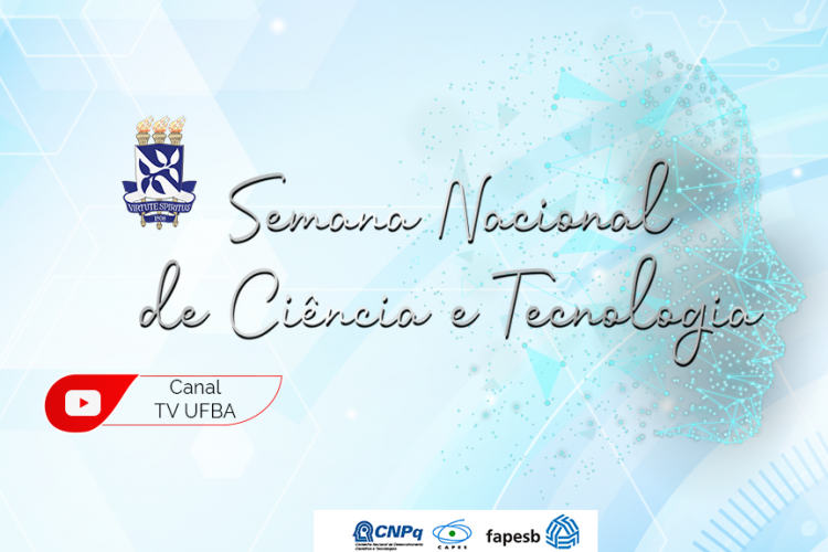 Banner sobre a semana nacional de ciência e tecnologia