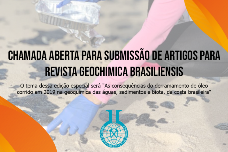 Banner sobre a chamada aberta para submissão de artigos da revista gechimica brasiliensis